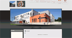Desktop Screenshot of ehpad-marie-romier.org
